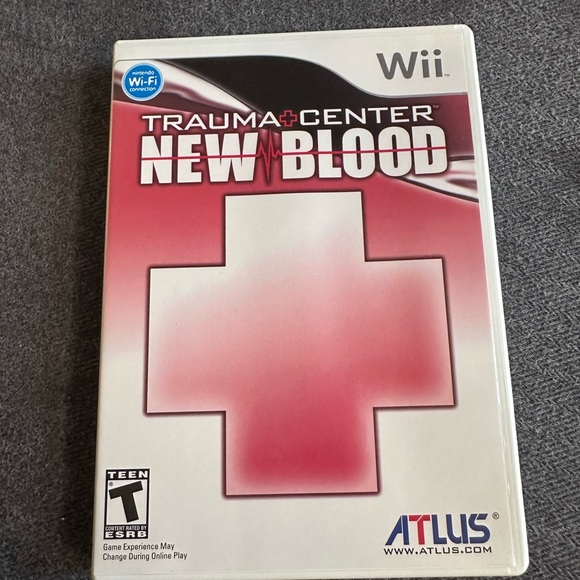Nintendo Other - CIB T rated Wii Medical Sim Trauma Center New Blood